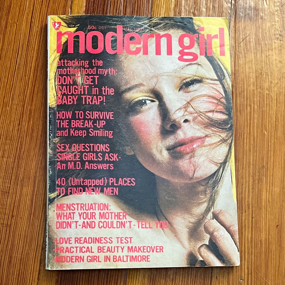 Modern Girl Magazine Vol 1 No 1 Oct 1971 Illustrated English Adler Harvey Vintag